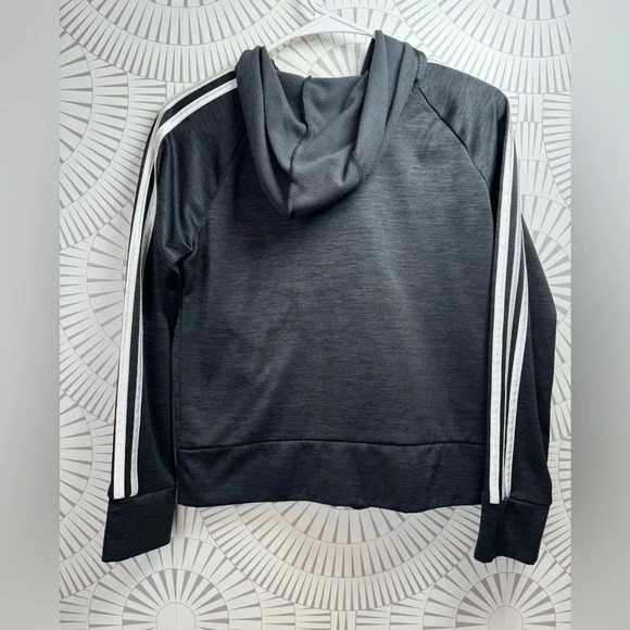 Adidas Girls‎ Black Track Jacket Full Zipper Size 16 XL - Picture 3 of 4